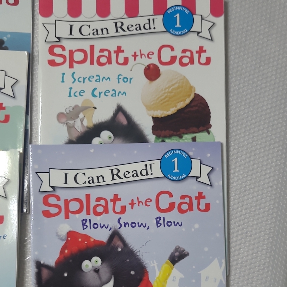 Scholastic Splat the Cat I Can Read Series - Red and Blue Covers, 5 Books - Picture 3 of 8